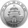 China Panda 1993 1 oz Silber große Jahreszahl - Original-Folie