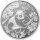 China Panda 1992 1 oz Silber - Polierte Platte mit Zertifikat