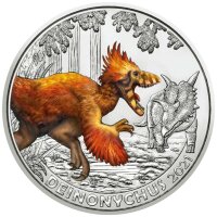 Österreich Super Saurier 3 Euro 2021 Deinonychus