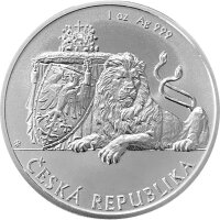 Niue Tschechischer Löwe 2018 1 oz Silber