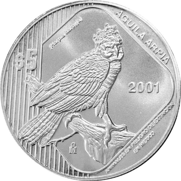 Mexiko Greifvogel Harpyie 2001 1 oz Silber