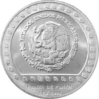 Mexiko 100 Pesos 1992 Adlerkrieger - Guerrero Aguila 1 oz Silber