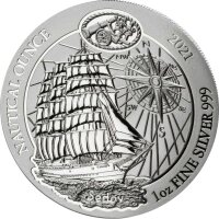 Ruanda Nautical 2021 Sedov 1 oz Silber