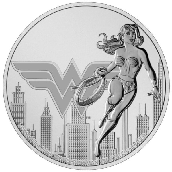 Niue DC Comics 2. Ausgabe 2021 "Wonder Woman" - 1 oz Silber