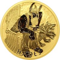 Tuvalu Olympische Götter 3. Ausgabe Hades 2021 1 oz...