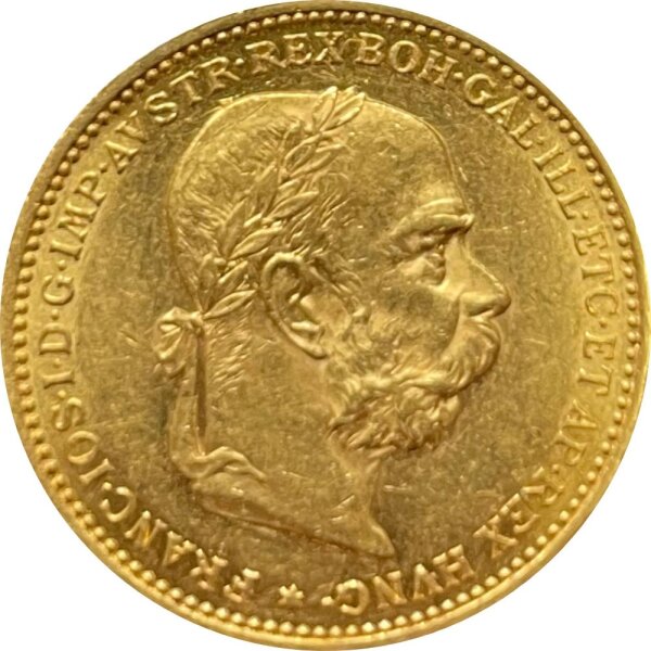 Österreich 20 Kronen Franz Joseph Gold