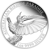 Australien Birds of Paradise 2019 - Viktoria 1 oz Silber...