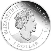 Australien Birds of Paradise 2019 - Viktoria 1 oz Silber | Polierte Platte