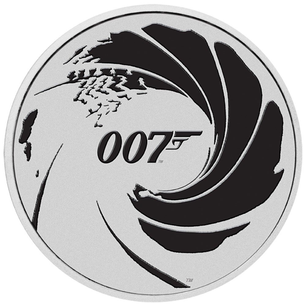 Tuvalu James Bond 007 2022 1 oz Silber | Black Edition