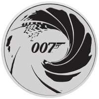 Tuvalu James Bond 007 2022 1 oz Silber | Black Edition