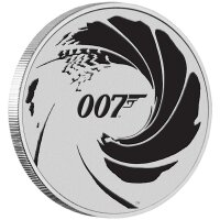Tuvalu James Bond 007 2022 1 oz Silber | Black Edition