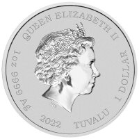 Tuvalu James Bond 007 2022 1 oz Silber | Black Edition