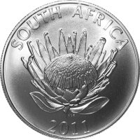 Südafrika 1 Rand 2011 Nobelpreisträger J. M. Coetzee - Silber