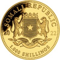 Somalia Elefant 2022 1 oz Gold