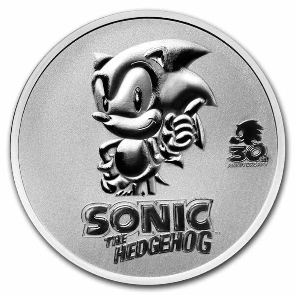 Niue Sonic 30 Jahre the Hedgehog 2021 - 1 oz Silber