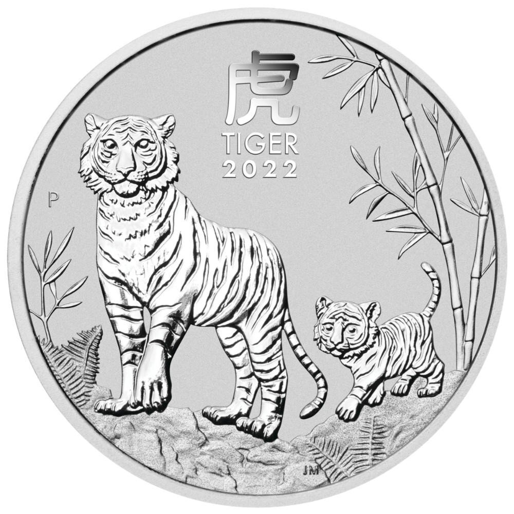 Australien Lunar III 2022 Jahr des Tigers 5 oz Silber