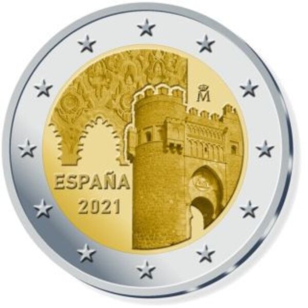 Spanien 2 Euro 2021 "Altstadt von Toledo"