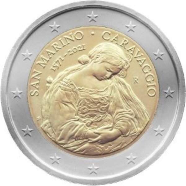 San Marino 2 Euro 2021 "Carvaggio"