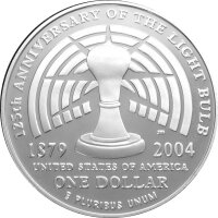 USA 1 Dollar 2004 -P- Thomas Alva Edison Silber