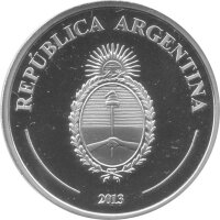 Argentinien 5 Pesos 2013 Tango - Silber PP F15