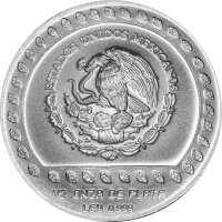 Mexiko 50 Pesos 1992 Adlerkrieger - Guerrero Aguila 1/2 oz Silber