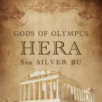 Tuvalu Olympische Götter 4. Ausgabe Hera 2022 5 oz Silber