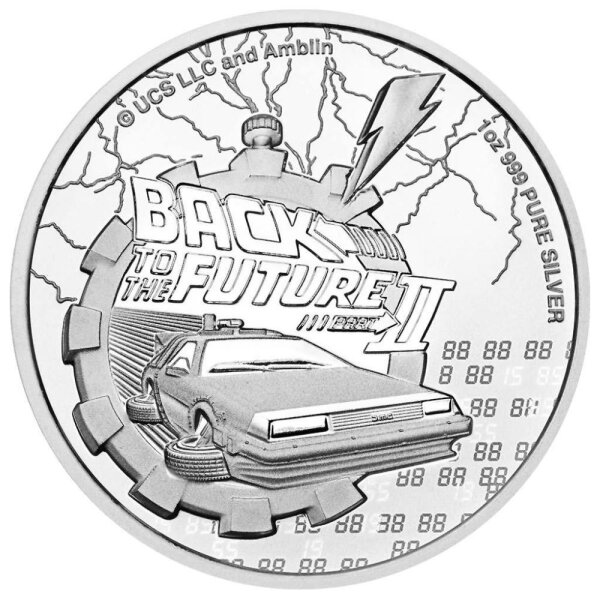 Niue Zurück in die Zukunft - Back to the Future II 2021 - 1 oz Silber