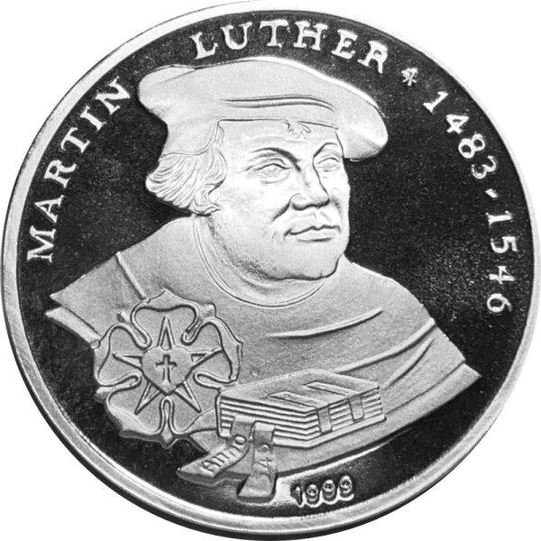 Togo 1.000 Francs 1999 - Martin Luther  - Silber PP