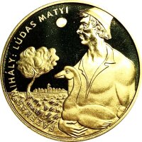 Ungarn 200 Forint 2001 Der Gänsejunge Matyi  | Ludsa...