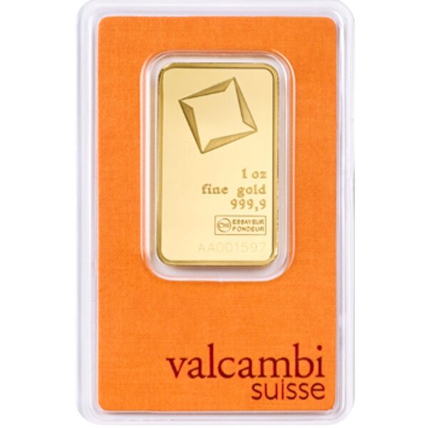31,1 Gramm Goldbarren Valcambi | Neuware LBMA