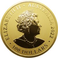Australien Most Dangerous RAM Desert Scorpion 2022 1 oz Gold - Zertifikat Nr. 001