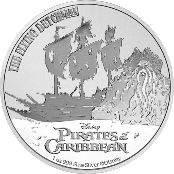 Niue Fluch der Karibik 2. Ausgabe The Flying Dutchman 2021 1 oz Silber