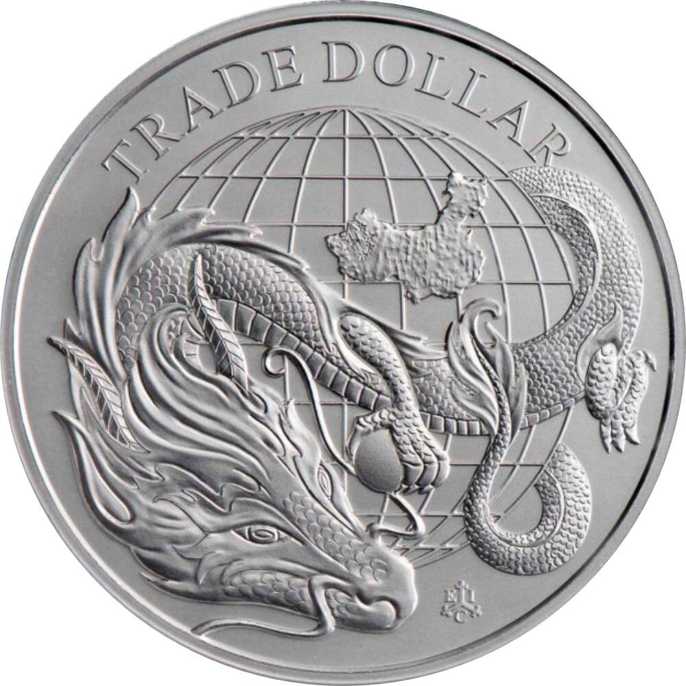 St. Helena 1. Ausgabe Modern Chinese Trade Dollar 2021 1...
