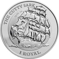 British Indian Ocean Territory Cutty Sark 2021 1 oz Silber