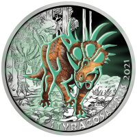 Österreich Super Saurier 3 Euro 2021 Styrachosaurus