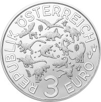 Österreich Super Saurier 3 Euro 2021 Styrachosaurus