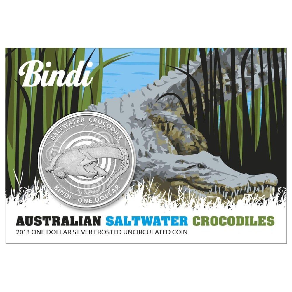 Australien Krokodil 2013 “Bindi” 1 oz Silber