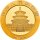 China Panda 2022 15 Gramm Gold - 40 Jahre Jubiläum - Original-Folie