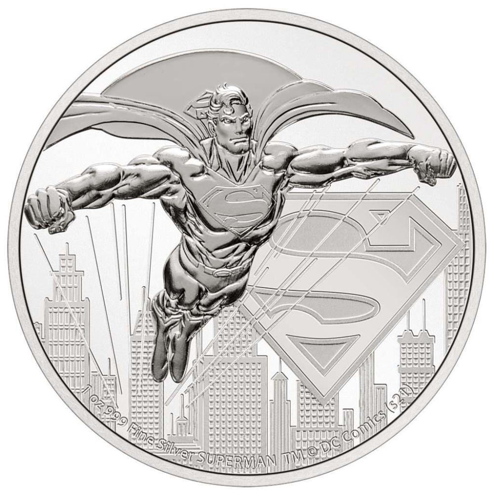 Niue DC Comics 3. Ausgabe 2021 Superman 1 oz Silber