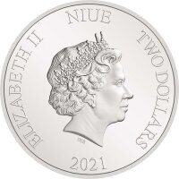 Niue DC Comics 3. Ausgabe 2021 "Superman" - 1 oz Silber