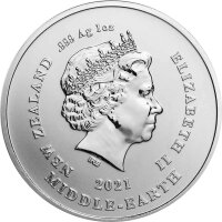 Neuseeland Herr der Ringe 3. Ausgabe 2021 Gandalf 1 oz Silber