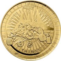 Niue Mars-Landung - Preserverance Rover 2021 1 oz Gold