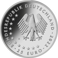 Deutschland 25 Euro 2022 Weihnachten - Herrnhuter Stern