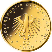Deutschland 50 Euro Musikinstrumente 2022 - G - "Konzertgitarre"