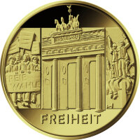 Deutschland 100 € 2022 - F - Freiheit 1/2 oz Gold...