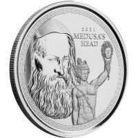 Gibraltar Perseus Kopf der Medusa 2021 1 oz Silber