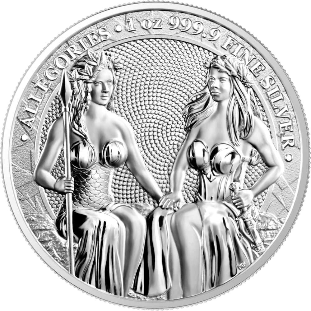 Round The Allegories - Austria & Germania 2021 1 oz...