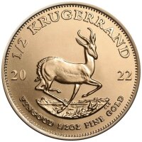 Südafrika Krügerrand 2022 1/2 oz Gold