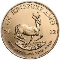 Südafrika Krügerrand 2022 1/4 oz Gold