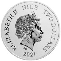 Niue Disney 2021 - Micky Maus "Christmas" - 1 oz Silber | incl. Münzkapsel